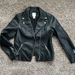 Faux Leather Jacket